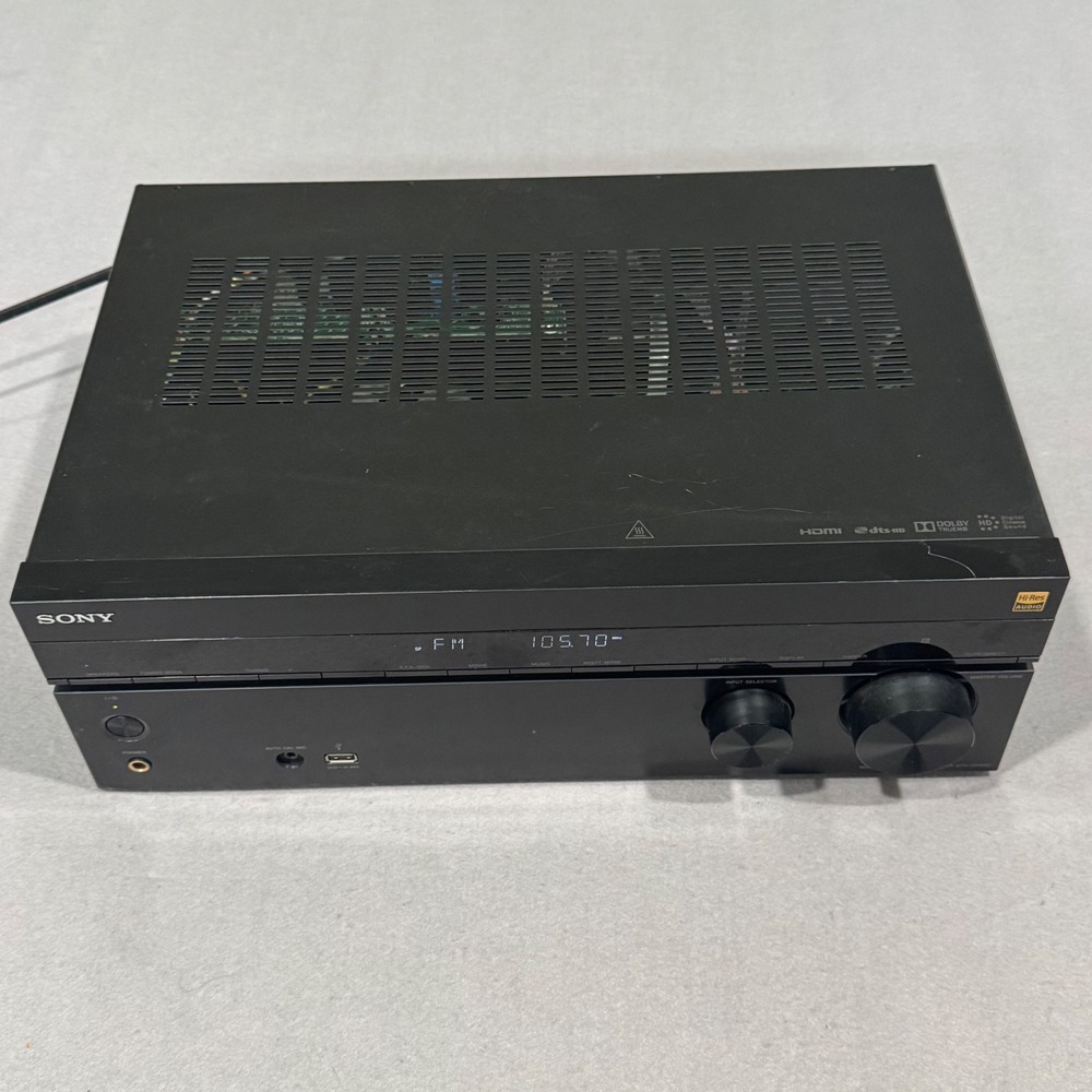 Sony STR-DH550 AV Receiver Home Theater Black 5.2 Channel 4K HDMI Hi-Res Audio